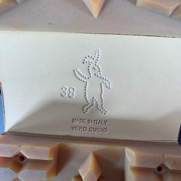 MARNI Size 8 Black Multi Color Leather Mixed Patterns Calf Hair Sandals - Picture 8 of 8